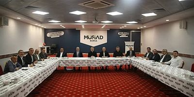 Saadet Partisi heyeti, MÜSİAD Bursa Şubesi’ni ziyaret etti